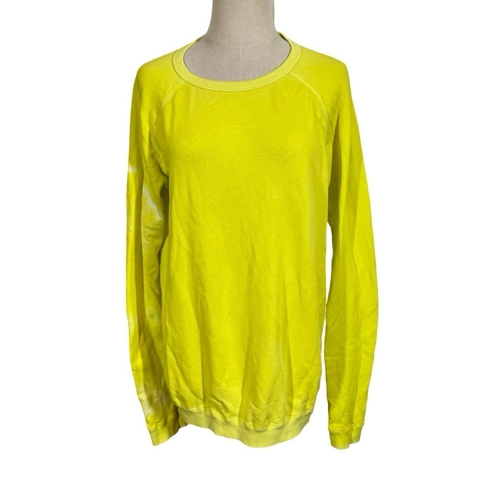 FREECITY Lucky Rabbit Sweatshirt Glowplant Yellow Rabbit Supersaturated Sunfade - Picture 4 of 12